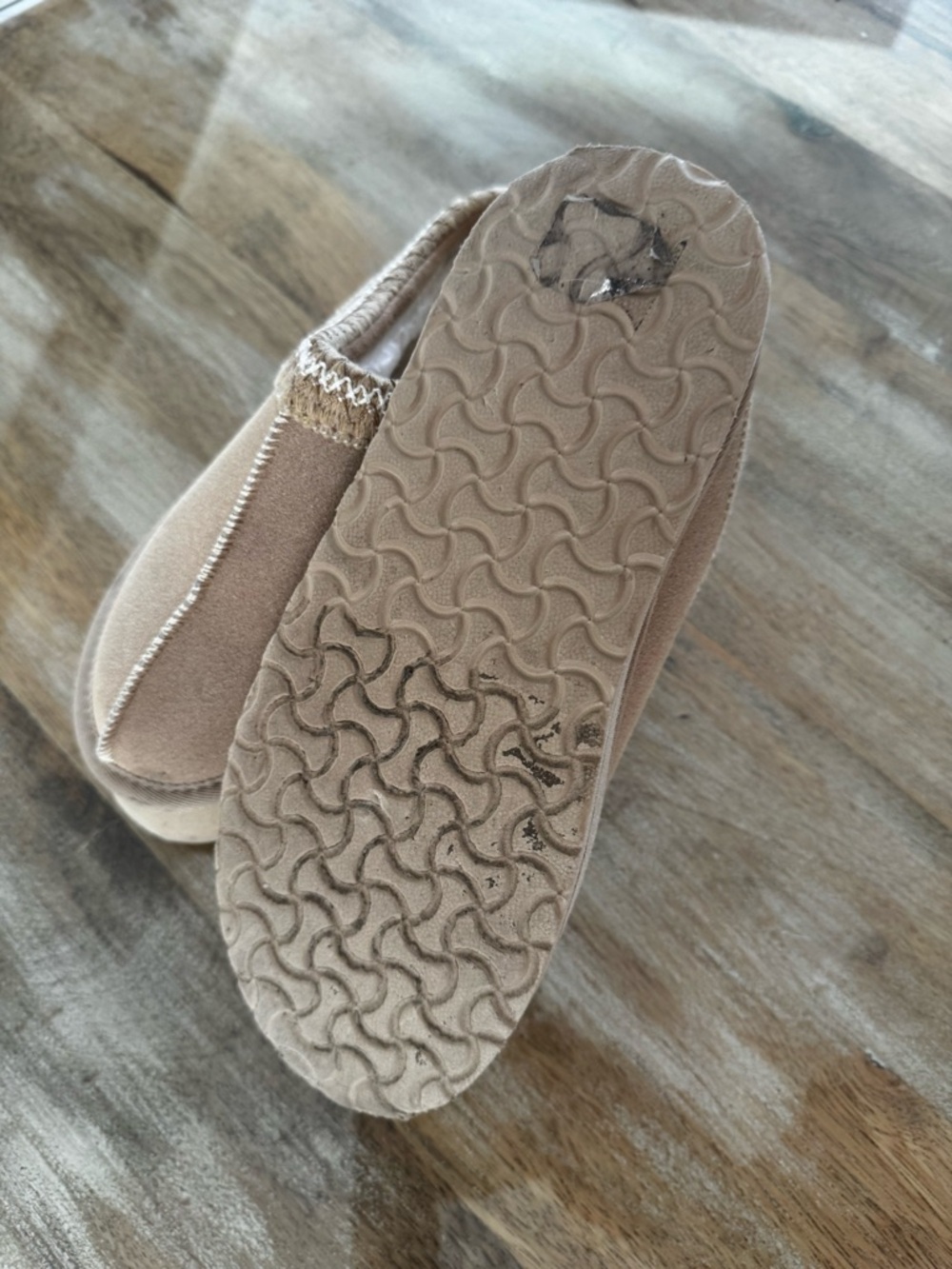 Women’s Cozy Platform Slip-On Slippers - Taupe - Picture 7 of 7